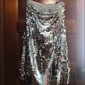 J crew sequined skirt.